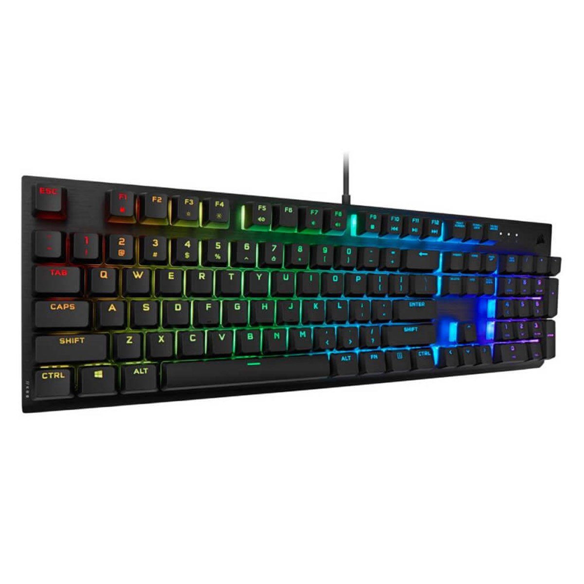 Corsair K60 RGB Pro Cherry Viola Q Mekanik Kablolu Siyah Gaming Klavye CH-910D019-TR