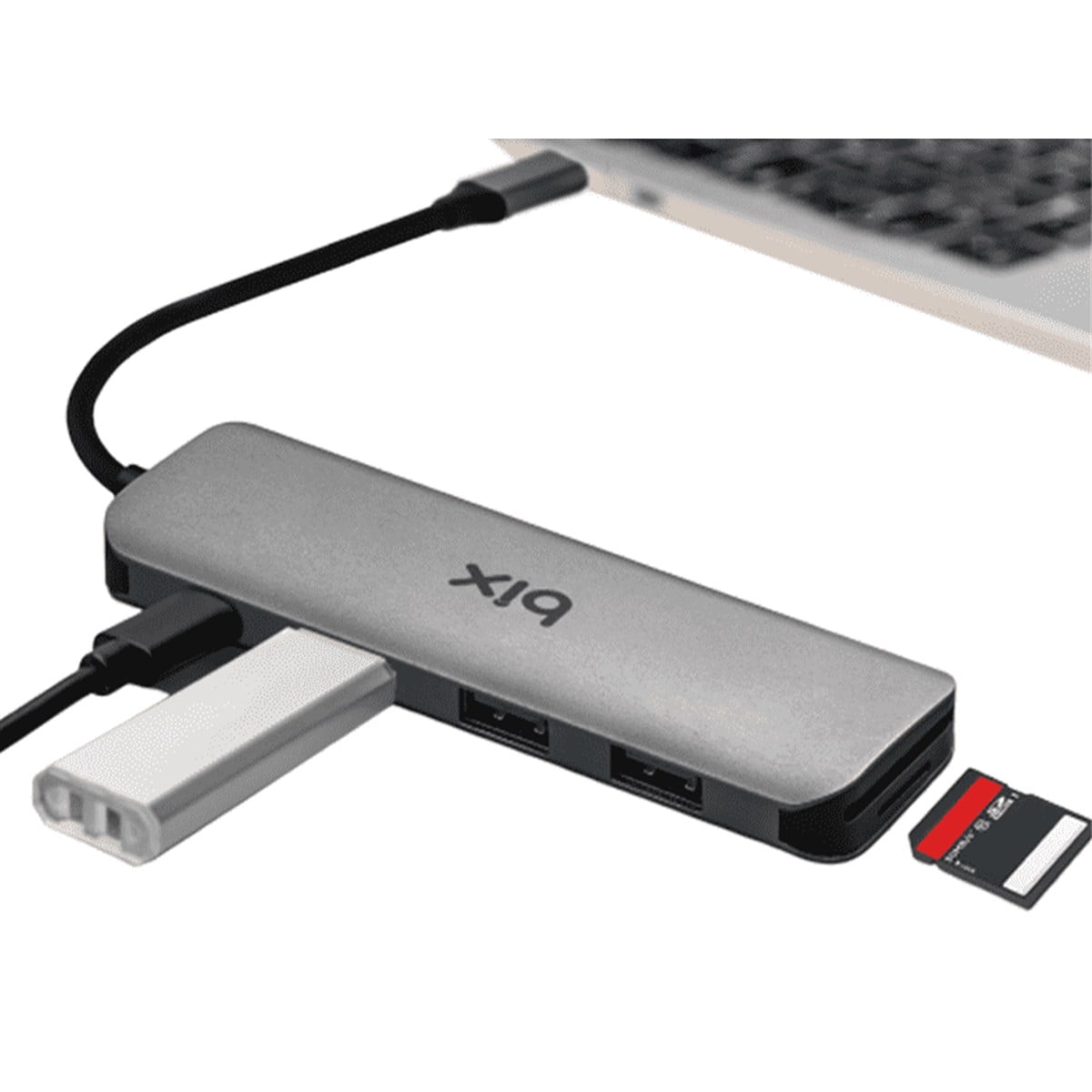 DAYTONA BIX BX08Hb Type C™Usb 3.1 3*Usb/1*Pd/1*Sd Kart Okuyucu Macbook Uyumlu Çok Portlu 6 İn 1 Adaptör