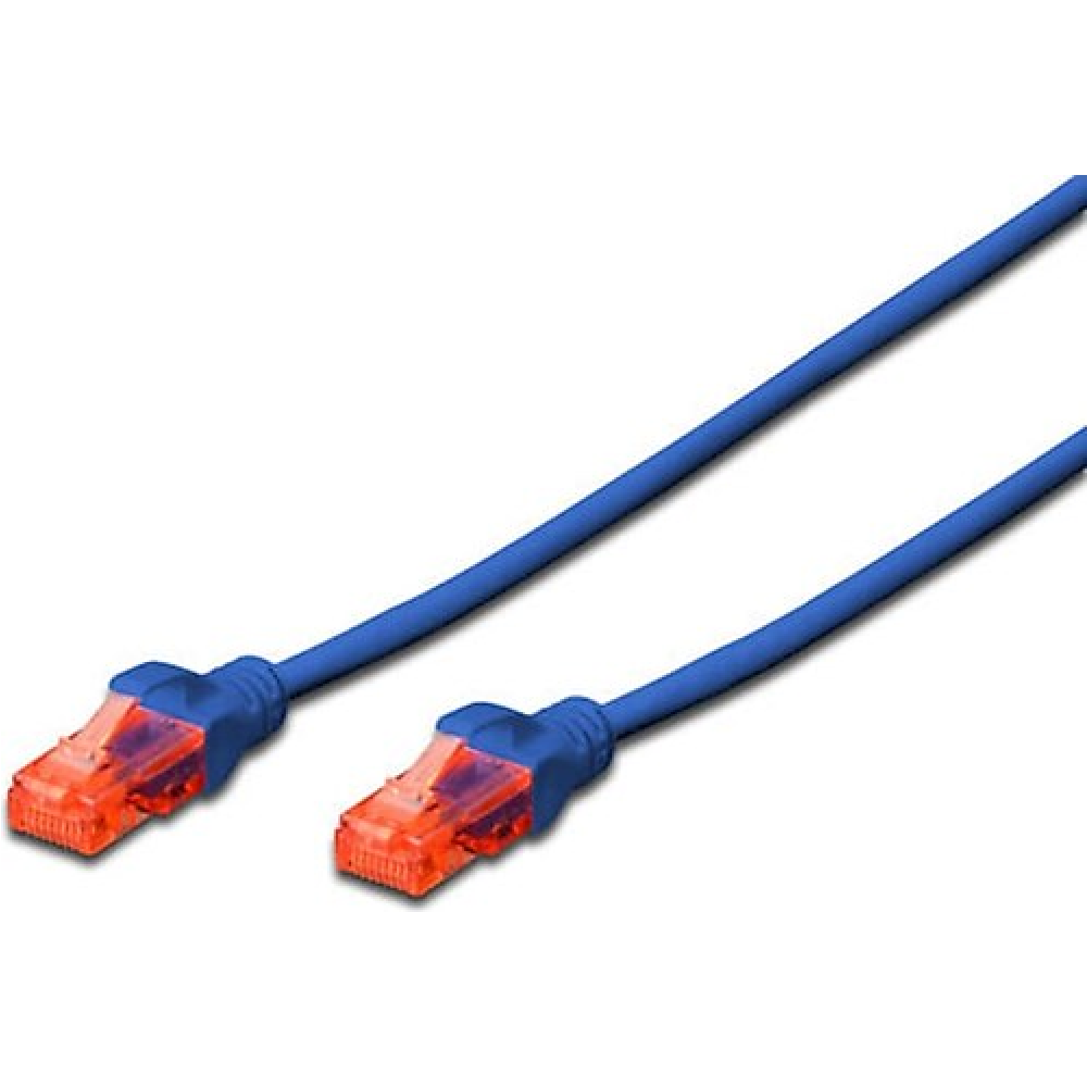 DIGITUS 1m CAT6 Utp DK-1617-010/B Mavi Patch Kablo