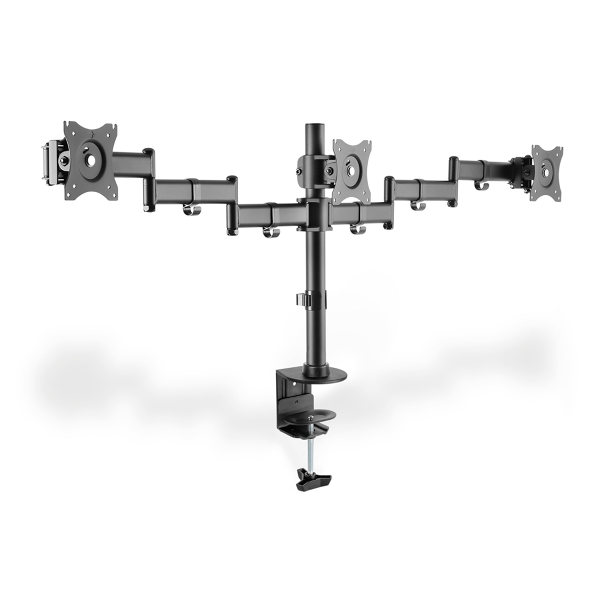 Digitus DA-90362 17 - 27 Inch 3 Monitör Destekli Hareketli Masa Monteli Monitör Kolu