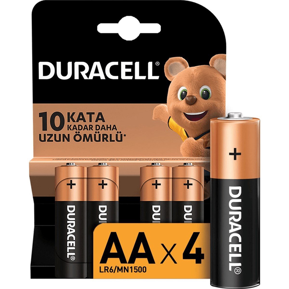 DURACELL PİL KALEM AA 4LÜ KART LR6