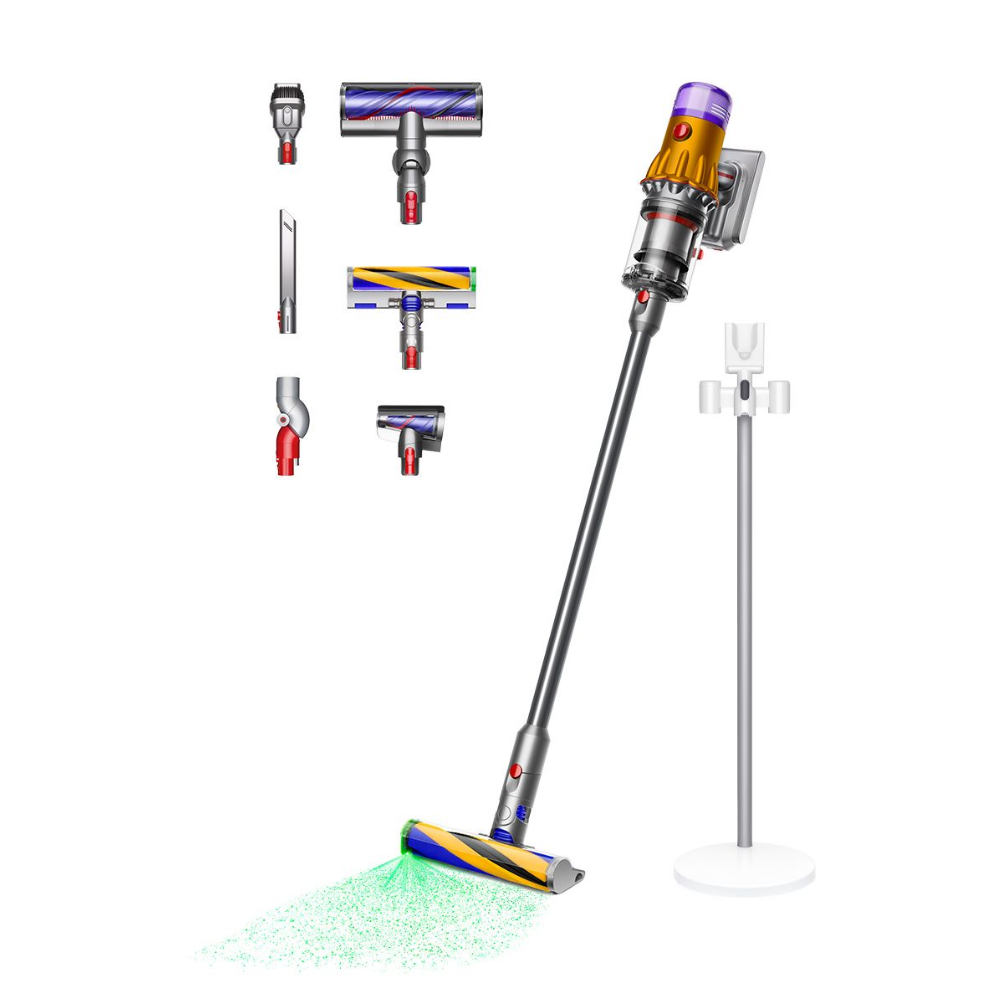 Dyson V12 Detect Slim Absolute SV 46 YLNKL Şarjlı Dikey Süpürge (Yellow Nickel) 