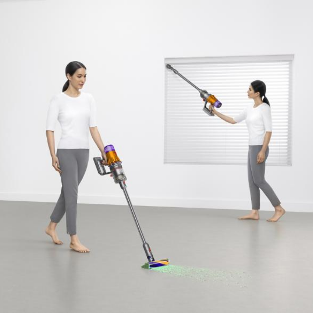 Dyson V12 Detect Slim Absolute SV 46 YLNKL Şarjlı Dikey Süpürge (Yellow Nickel) 
