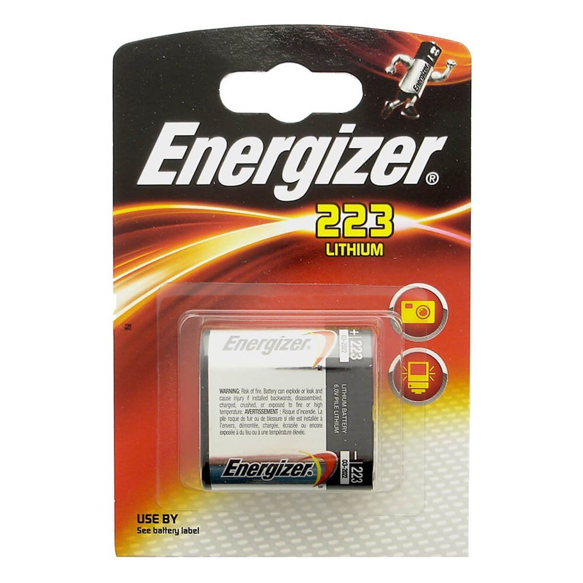 Energizer 223, CRP2 6V Lityum Pil