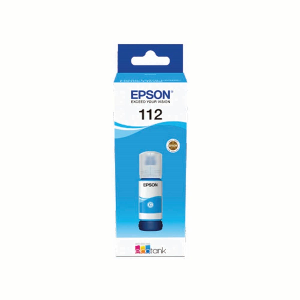Epson 112 EcoTank Pigment Mavi Şişe Mürekkep - C13T06C24A