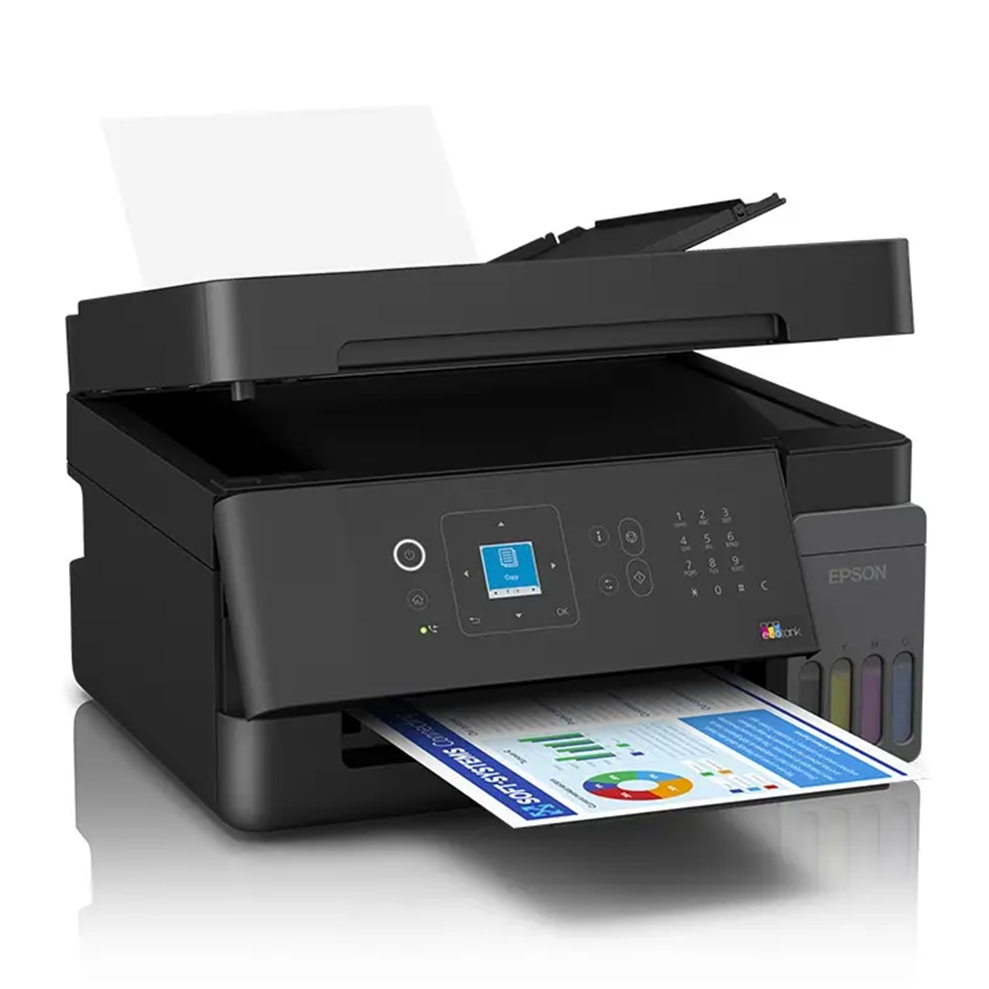 Epson L5390 Yaz/Tar/Fot/Fax/Eth/Wifi/Adf Renkli Tanklı Yazıcı