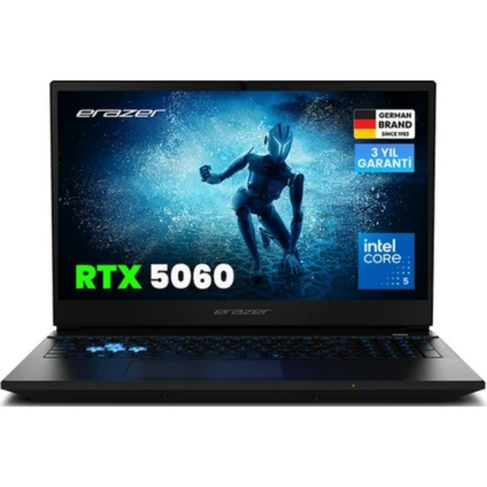 ERAZER Deputy 15 P1 MD62764 Core 5-210H 16GB 1TB RTX5060 15.6 inch Gaming Notebook