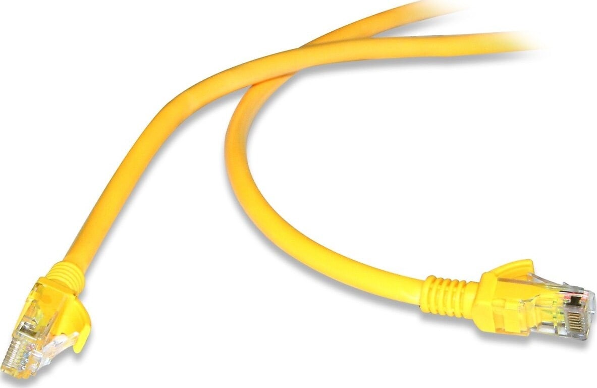 Flaxes FNK-602S 2MT Cat6 Patch Kablo Sarı