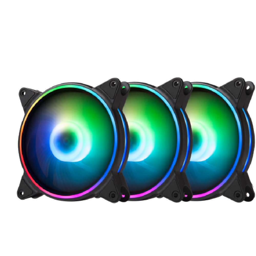 GamePower Air Turbine ARGB/RGB 3*12CM Fan Set Kit