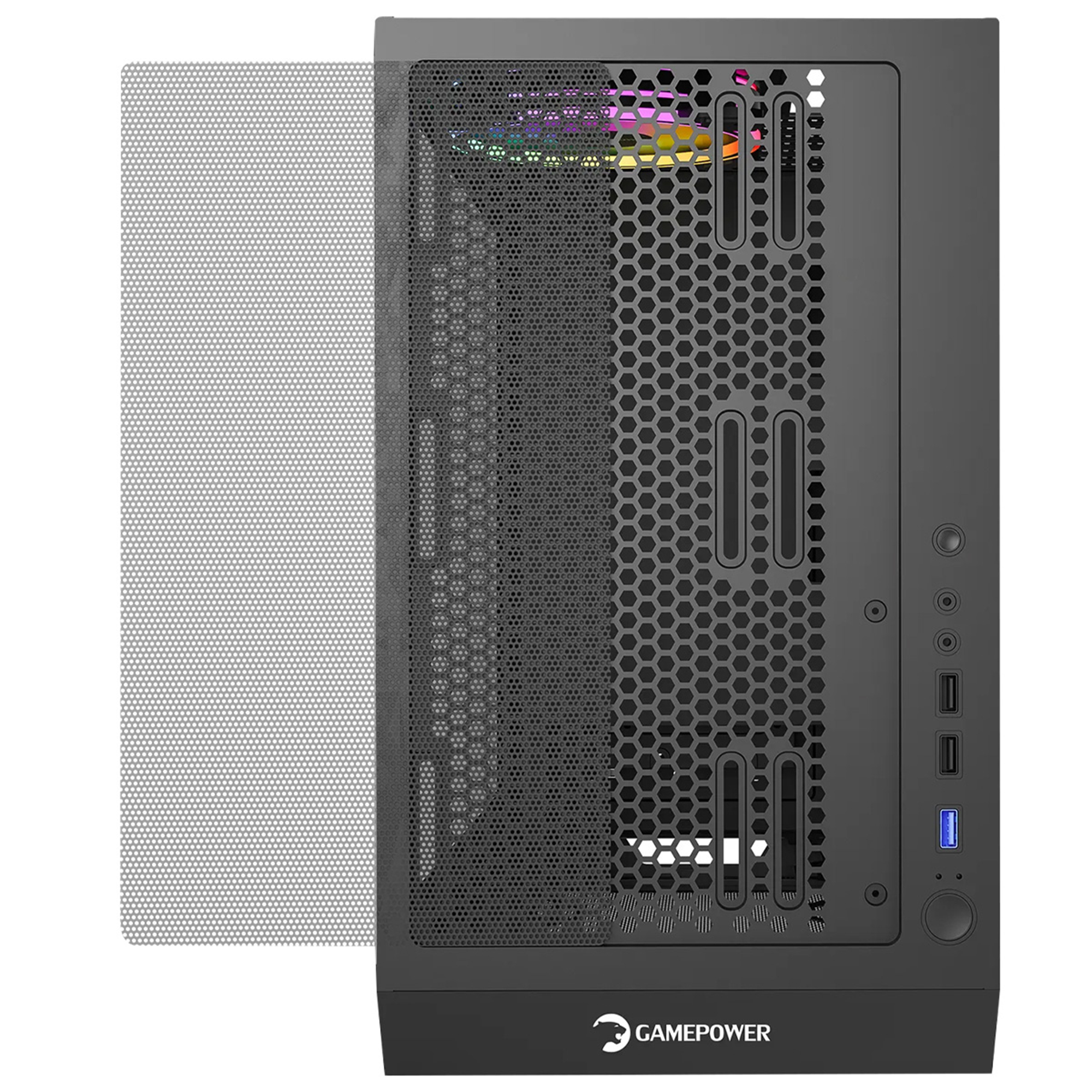 GamePower Flex 4*120mm A-RGB Fan ATX 650W 80+ Bronze Gaming Kasa