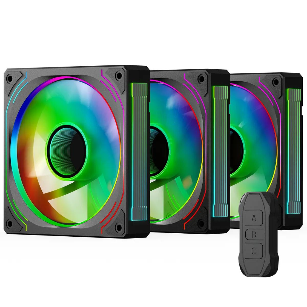 GamePower Glacia 120 Infinity ARGB 3`Lü Fan Seti + Hub Kit