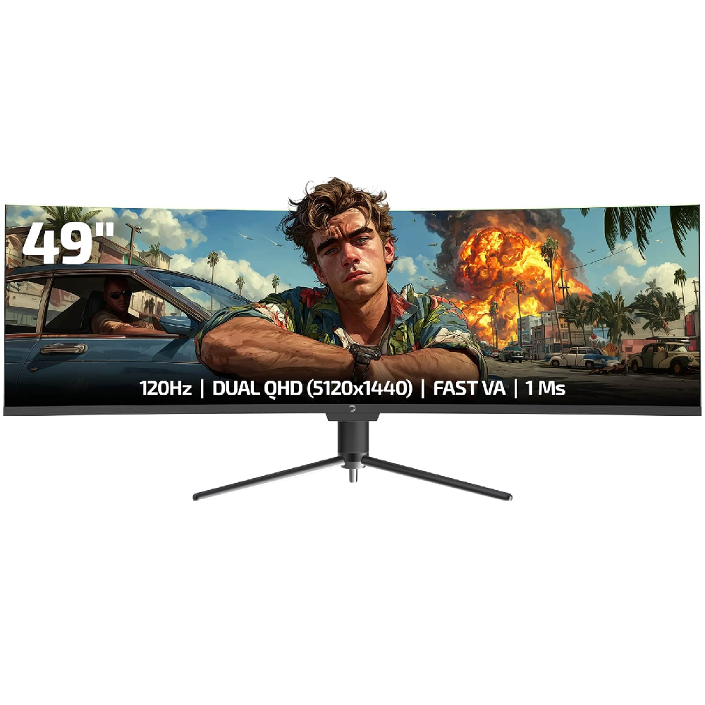 GamePower Kora DQ49 49¨ 120Hz Dual QHD RGB Fast VA Curved Gaming Monitör