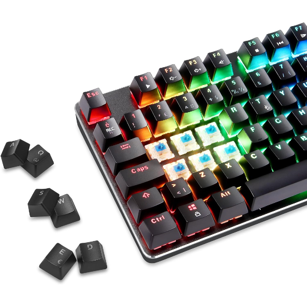 GamePower Ogre RGB 60M Blue Switch Türkçe Q USB Mekanik Gaming Klavye