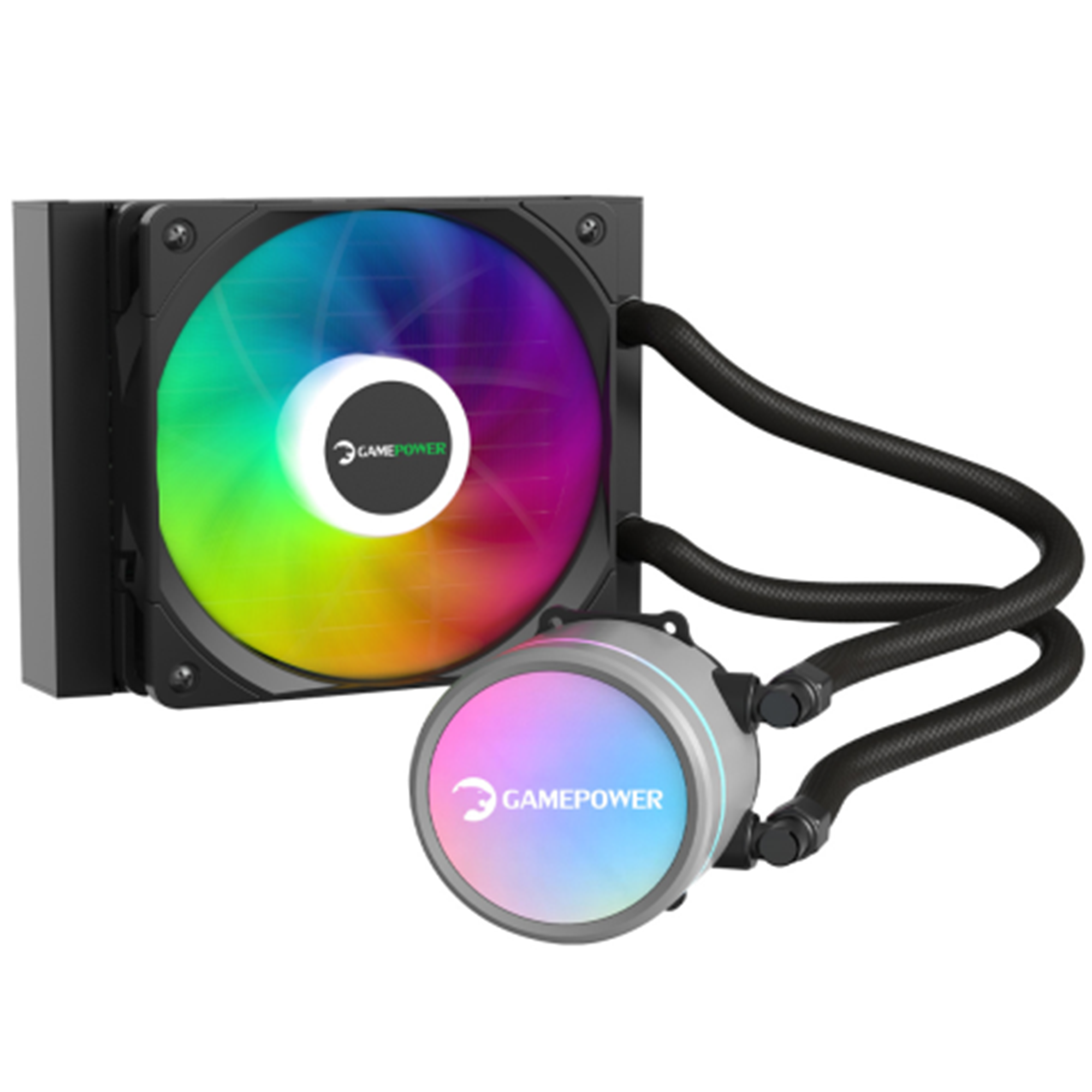 GamePower Skadi V2 120 ARGB 120mm Sıvı İşlemci Soğutucusu AM5 ve LGA1700 Uyumlu