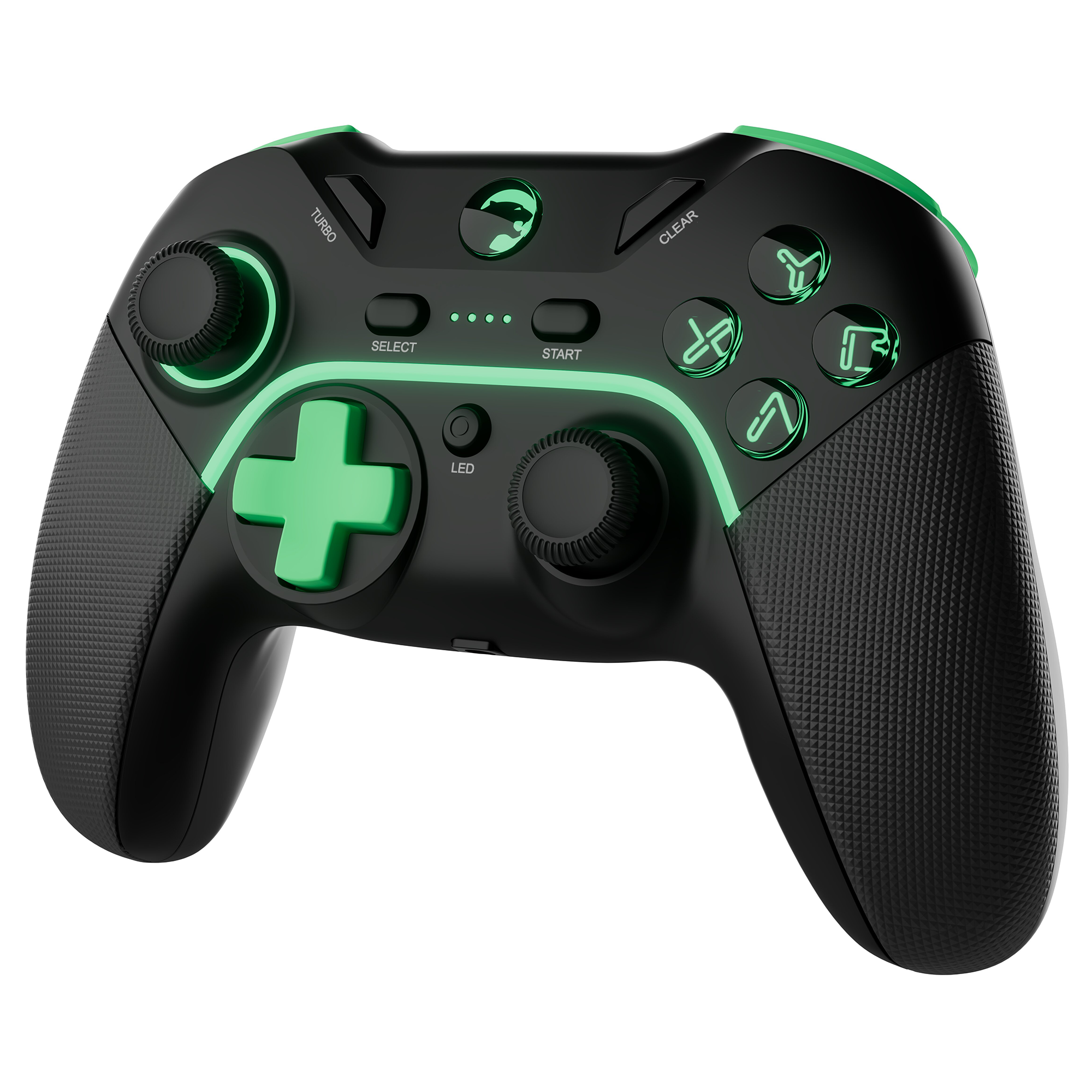 GamePower Vitrus Hall Effect Joystickli Kablosuz Siyah Gamepad (2.4G/Bluetooth) (PC Uyumlu)
