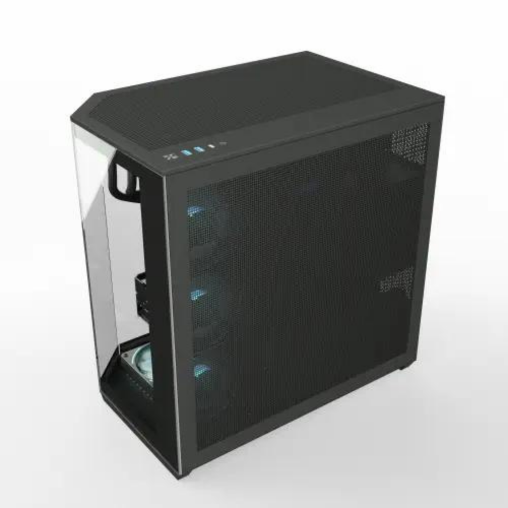 GamePower WarCry Edge 1x Black Fan Type-C Gaming Kasa