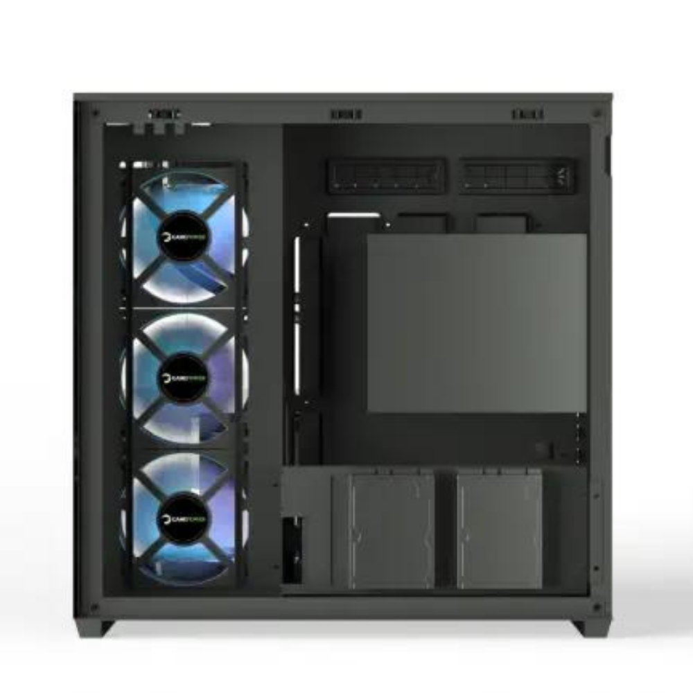 GamePower WarCry Edge 1x Black Fan Type-C Gaming Kasa