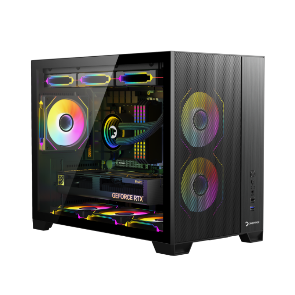 GamePower Warcry Ronin 3xARGB Fan 850W 80+ Bronze Micro-ATX Gaming (Oyuncu) Kasa