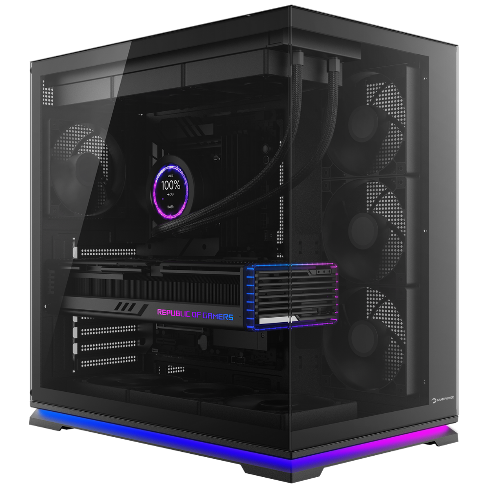 GamePower Warcry Selsei 4xARGB Fan Led Strip 650W 80+ Bronze ATX Gaming (Oyuncu) Kasa