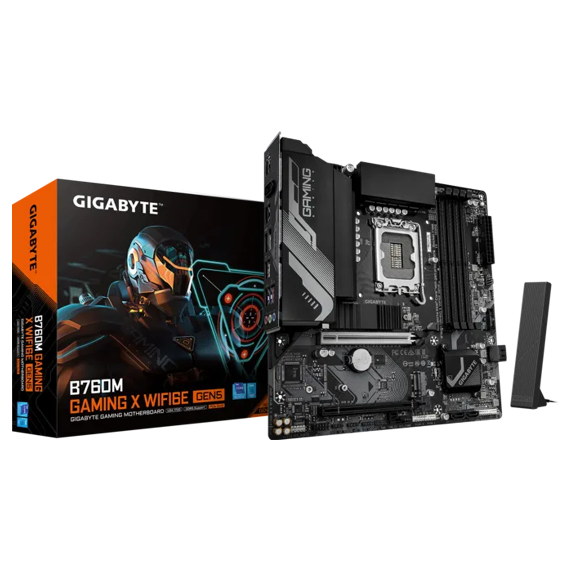 Gigabyte B760M H 6E Gen5 Intel Soket 1700 DDR5 7600MHz(OC) Micro-ATX Gaming (Oyuncu) Anakart