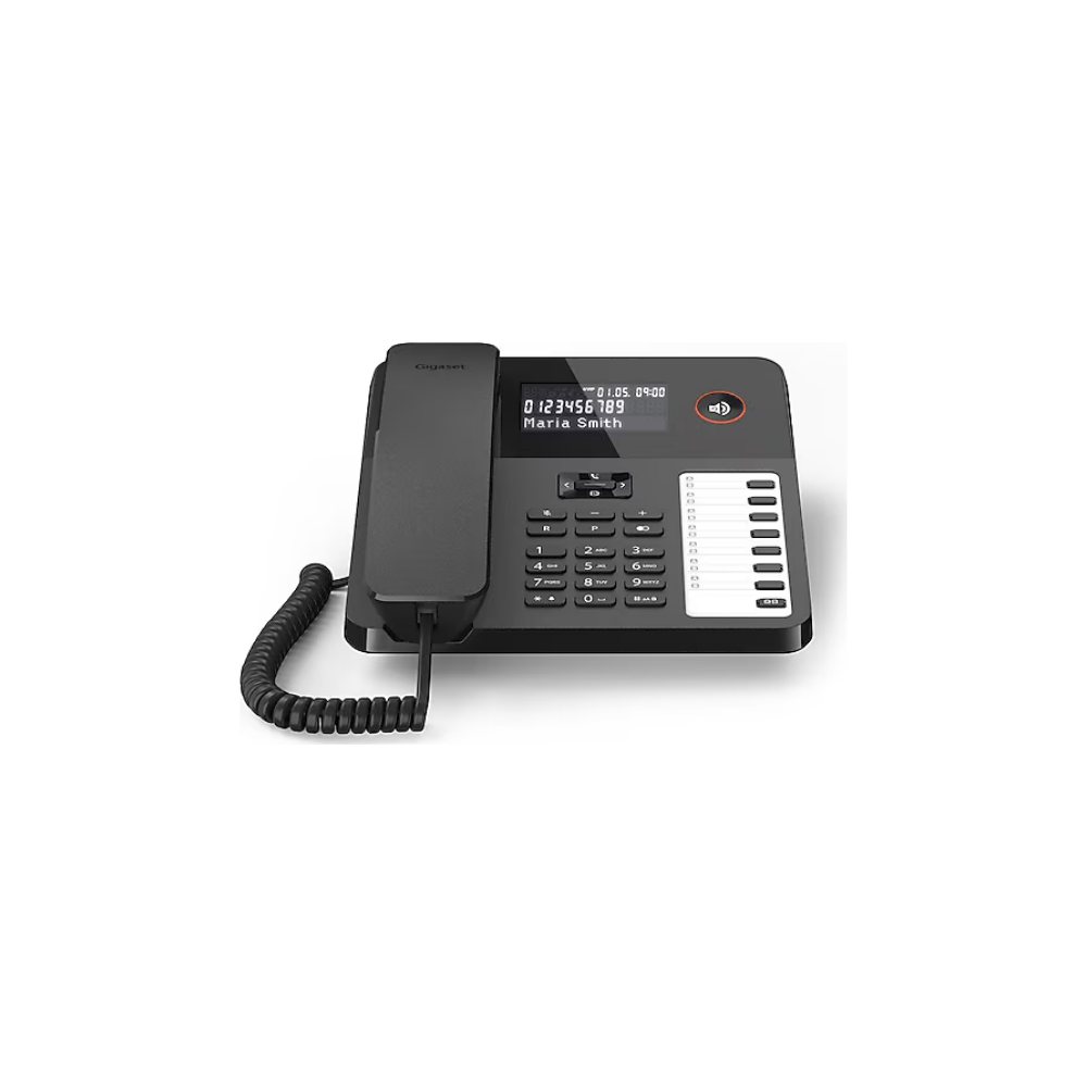 Gigaset Desk 600 Kablolu Telefon Siyah