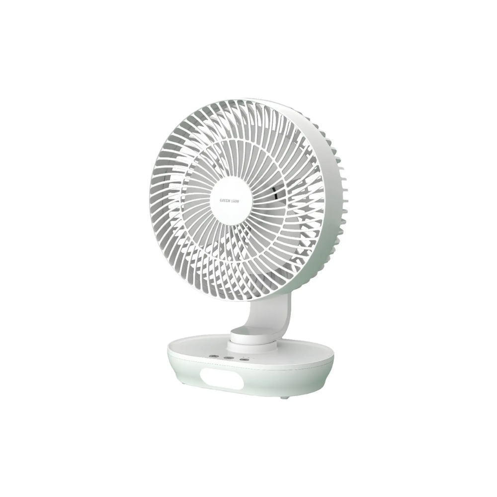Green Lion Quad Flex Şarj Edilebilir 8 inch 3 Kanatlı Vantilatör - Beyaz 012450