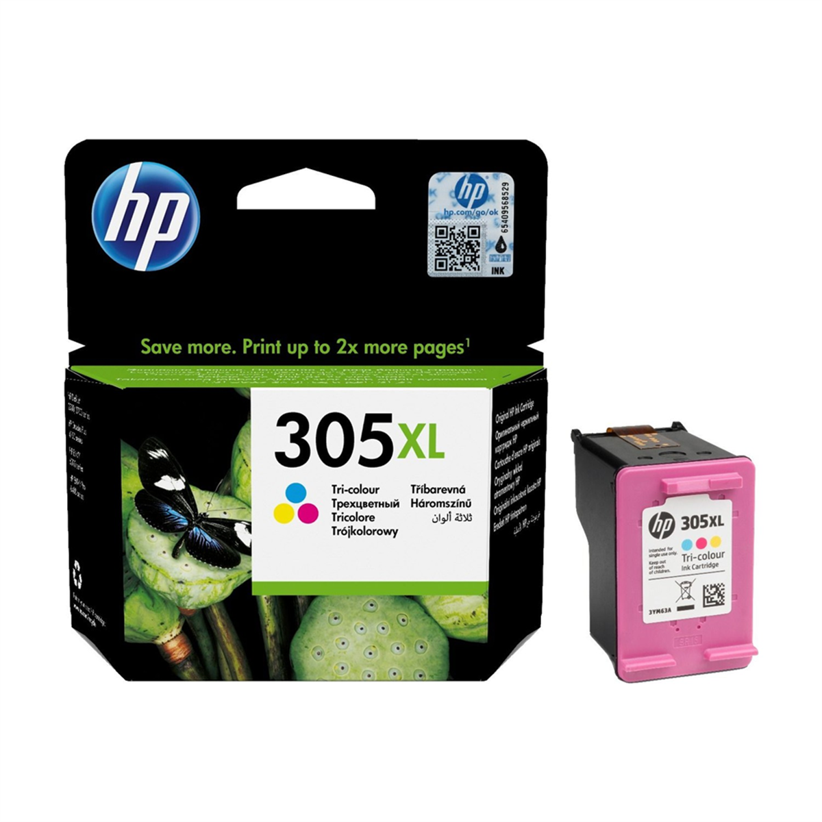 Hp 305XL Renkli Yüksek Kapasiteli Mürekkep Kartuşu 3YM63AE