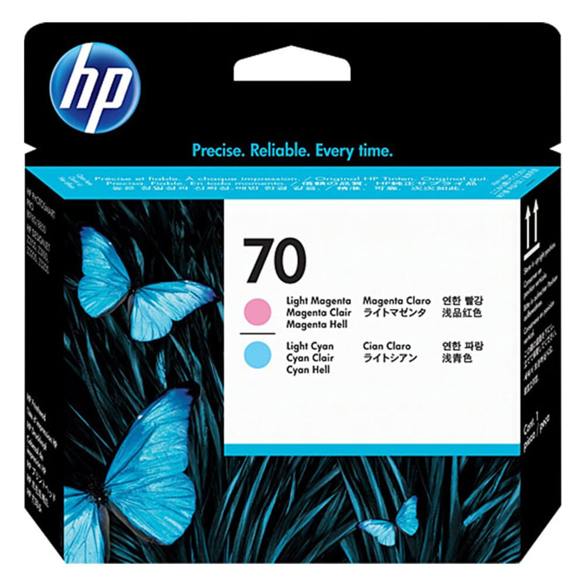Hp 70 Açık Kırmızı - Açık Mavi Kartuş