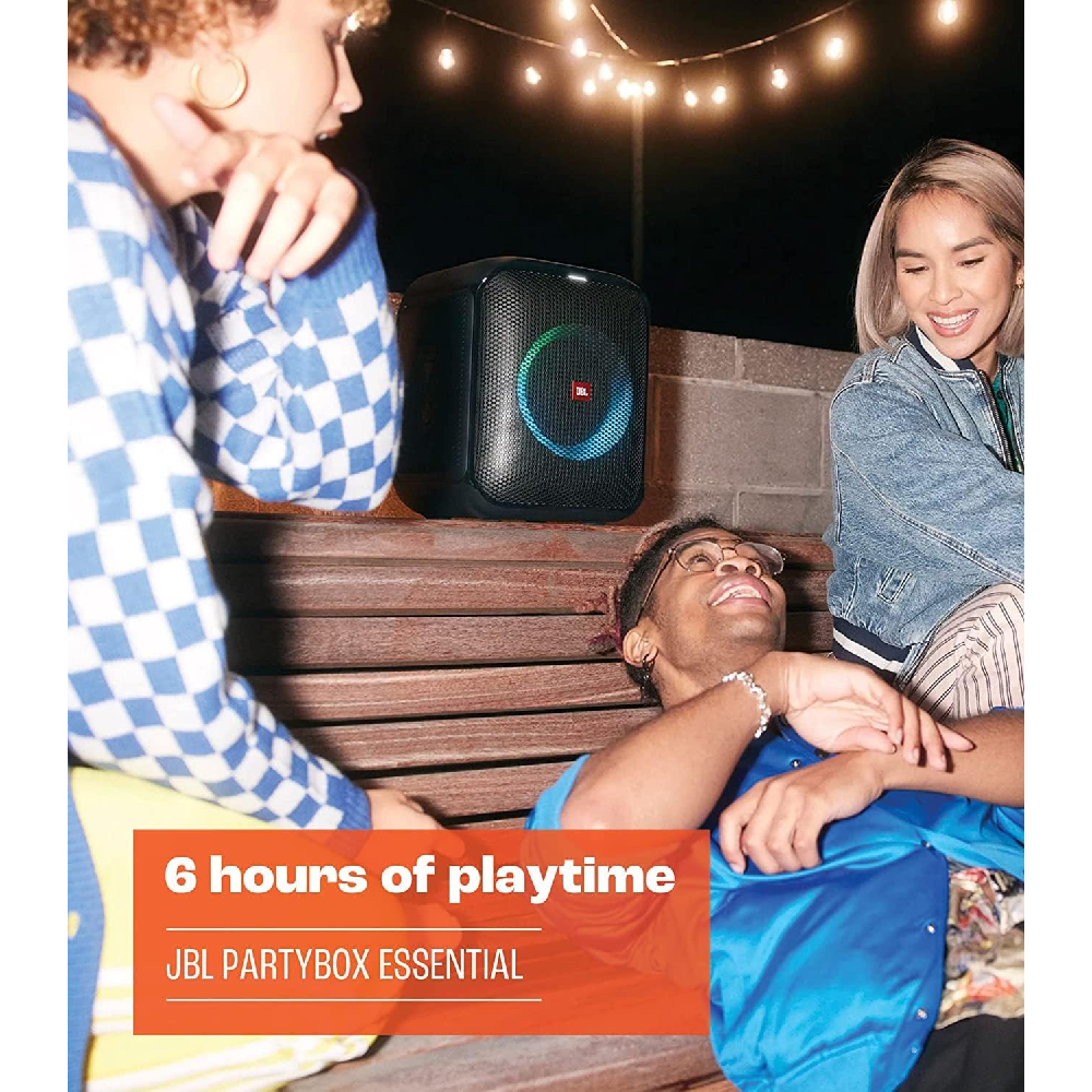 JBL Partybox Encore 100W Sound, Built-in Dynamic Light Show, and Splash Proof Design, Black