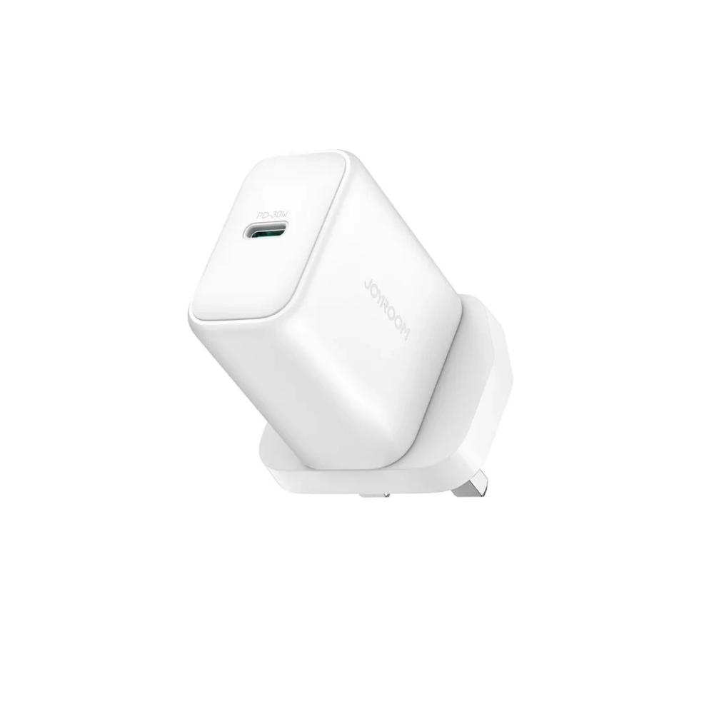 JOYROOM JR-TCF20 PD 20W Şarj Cihazı - Beyaz (AB/BK) + C LİGHTNİNG  Kablosu 1 m