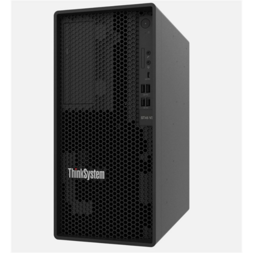 Lenovo Thinksystem St45 V3 7DH51005EA 1XAmd Epyc 4124P 4C 1X16GB Ram Disk Yok 3.5 SW RD 1X500W Server