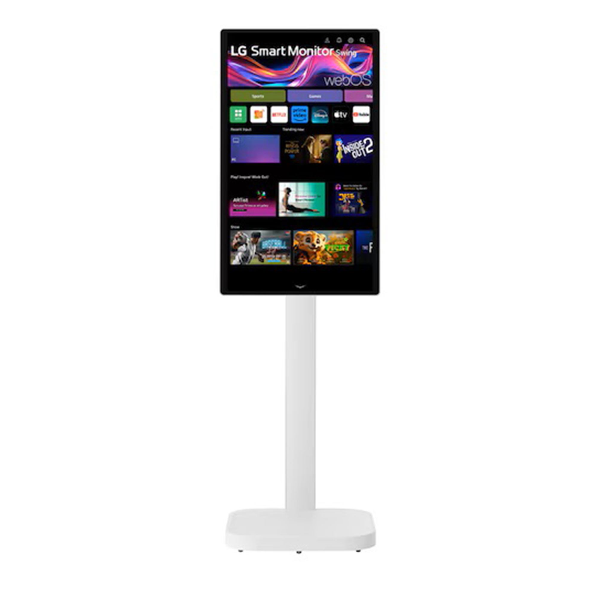 Lg Swing 32 inch 32U889SA-W 4K UHD IPS Dokunmatik, Smart Monitör, Tekerlekli Standlı