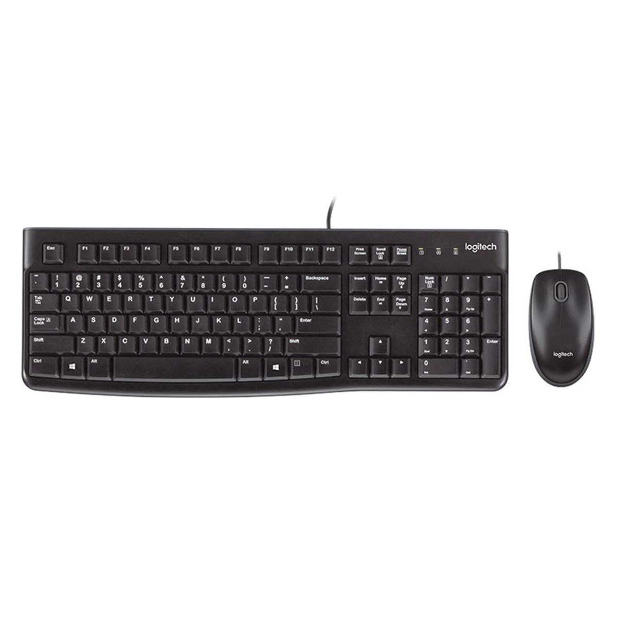 Logitech MK120 Siyah Kablolu Klavye Mouse Set 920-002560