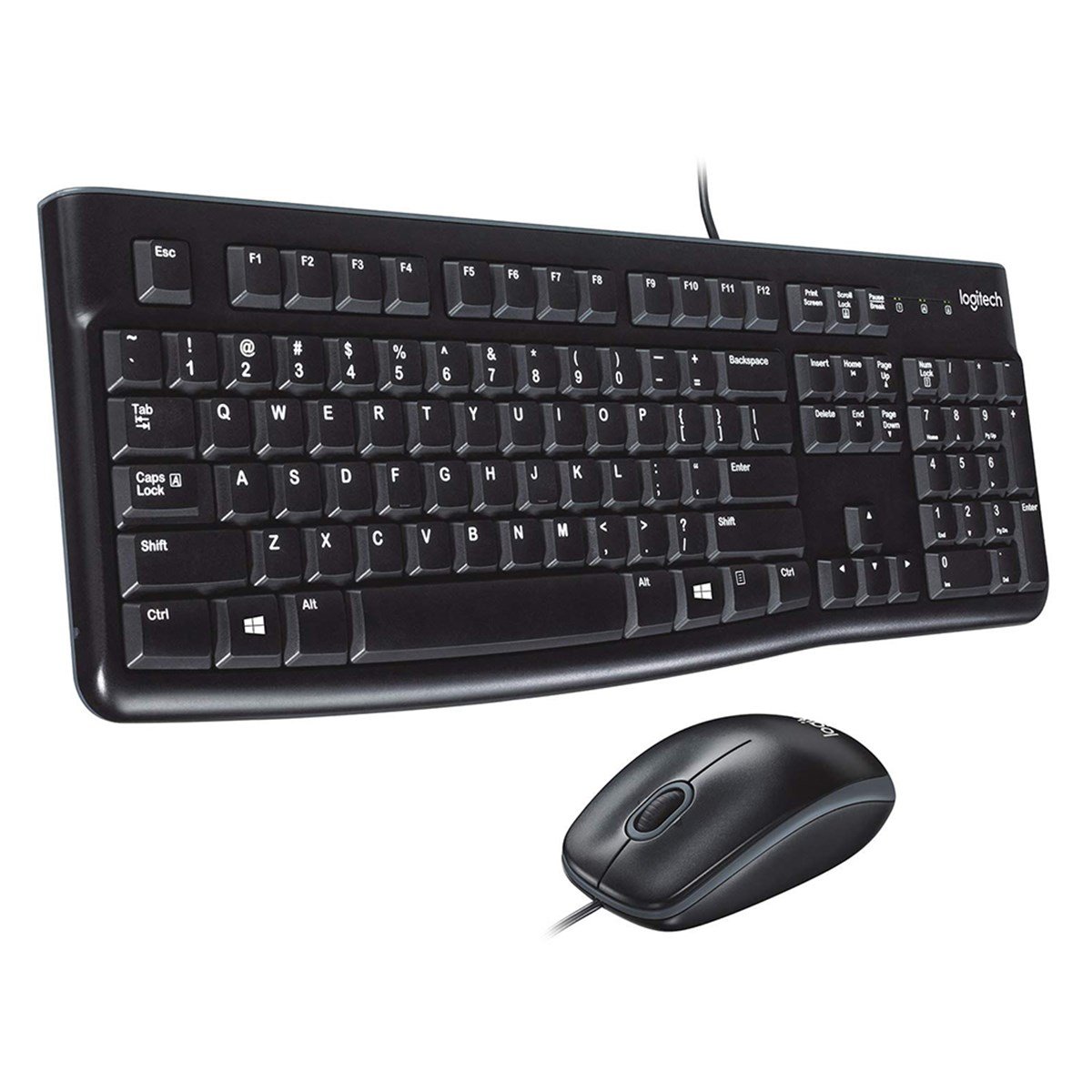 Logitech MK120 Siyah Kablolu Klavye Mouse Set 920-002560