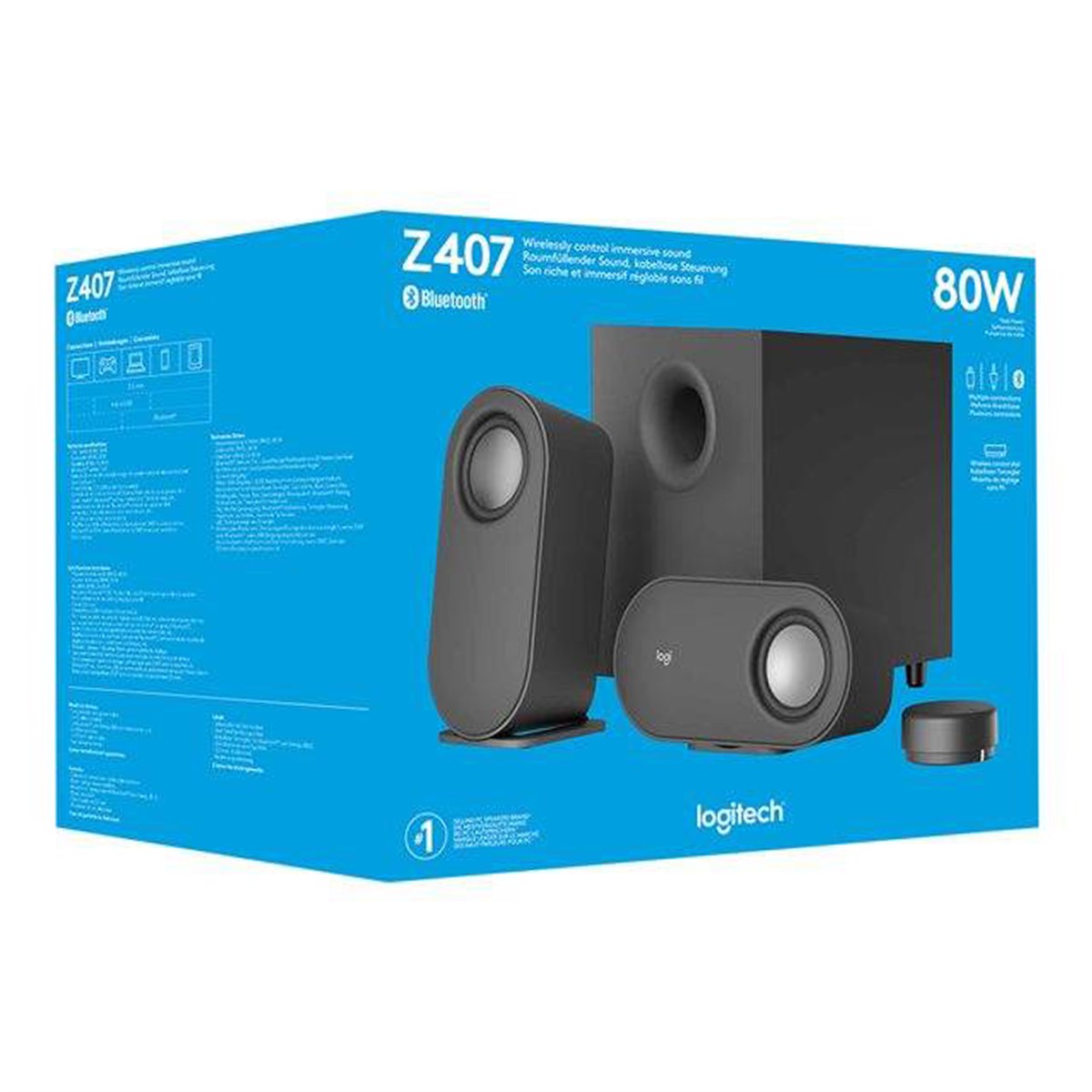 Logitech Z407 2+1 Bluetooth Hoparlör USB 980-001348