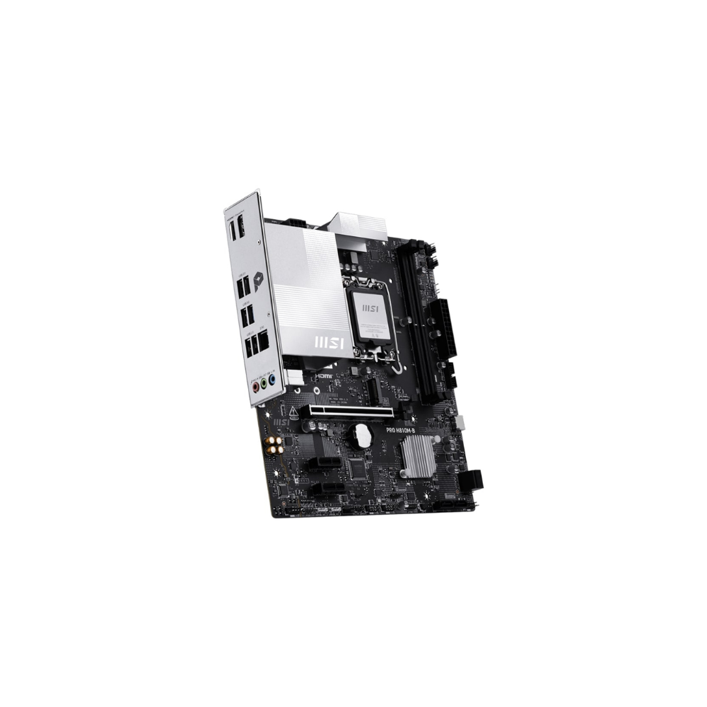 MSI PRO H810M-B Intel H810 Soket 1851 DDR5 6400+(OC)MHz mATX Gaming (Oyuncu) Anakart