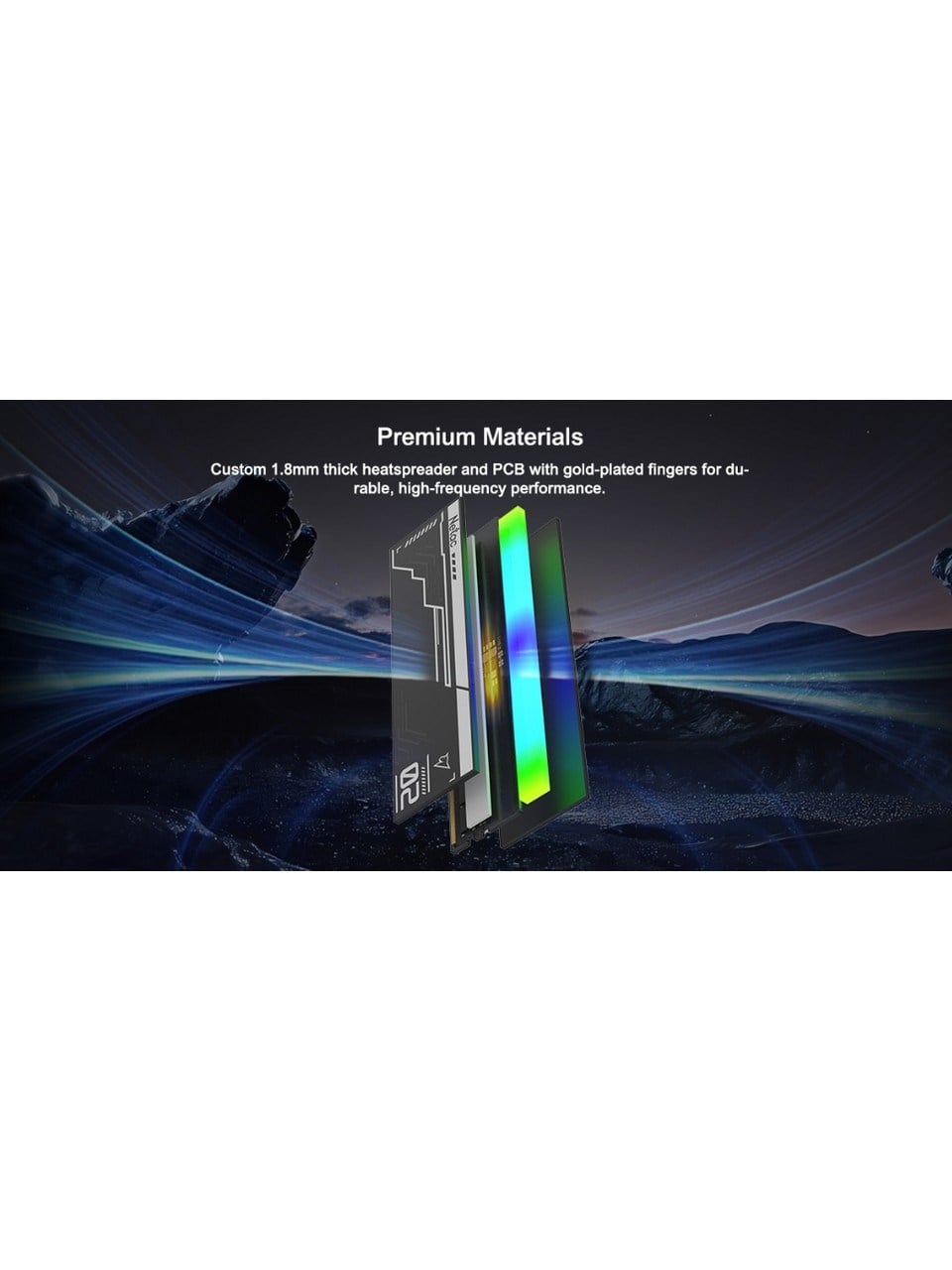 Netac Shadow II RGB 32GB (16GB x 2) 5600MHz DDR5 NTS2D5P56DP-32K Pc (Ram) Bellek