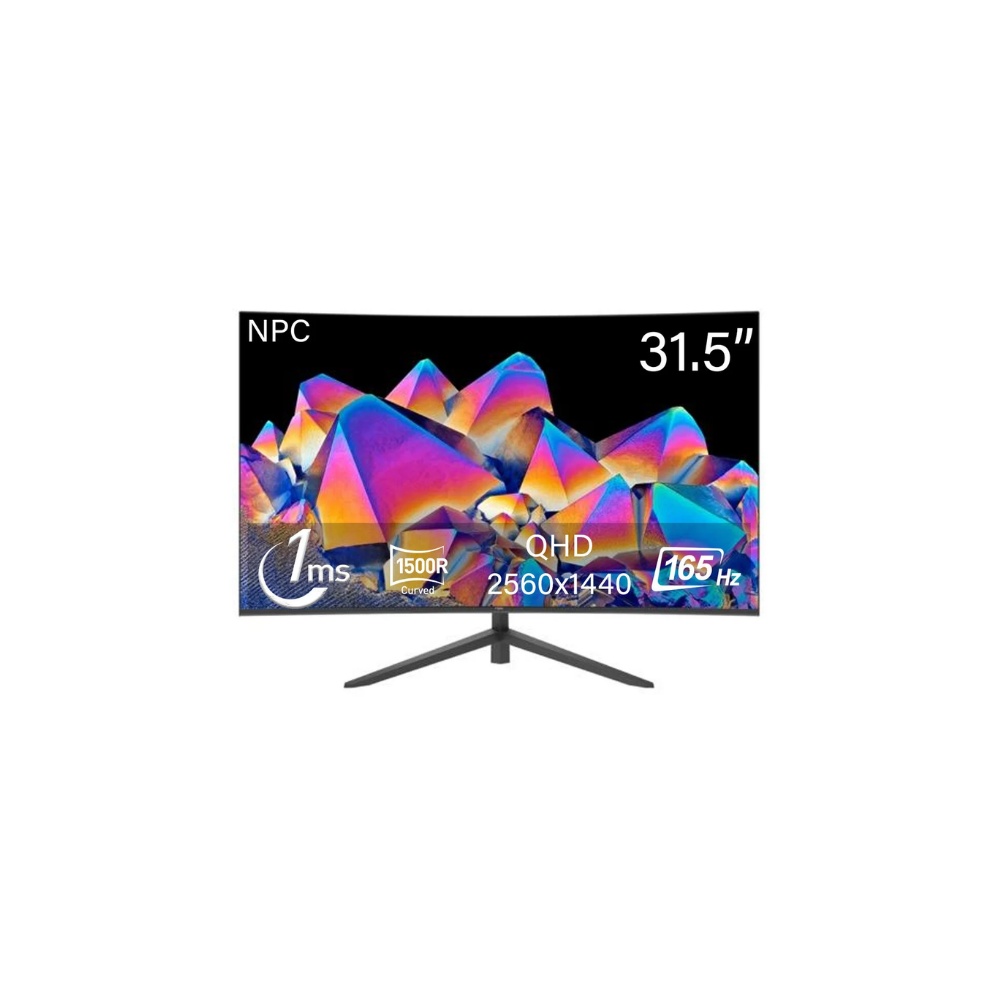 NPC 31.5 inch MZ320K-V Curved 165Hz 1ms VA Curved Gaming Monitör
