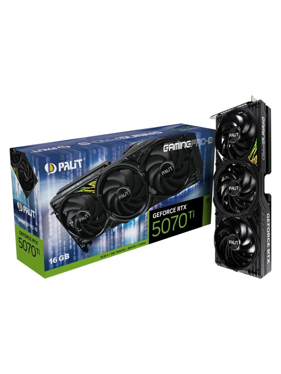 Palit RTX5070Ti GamingPro-S OC 16GB 256Bit GDDR7 Gaming (Oyuncu) Ekran Kartı