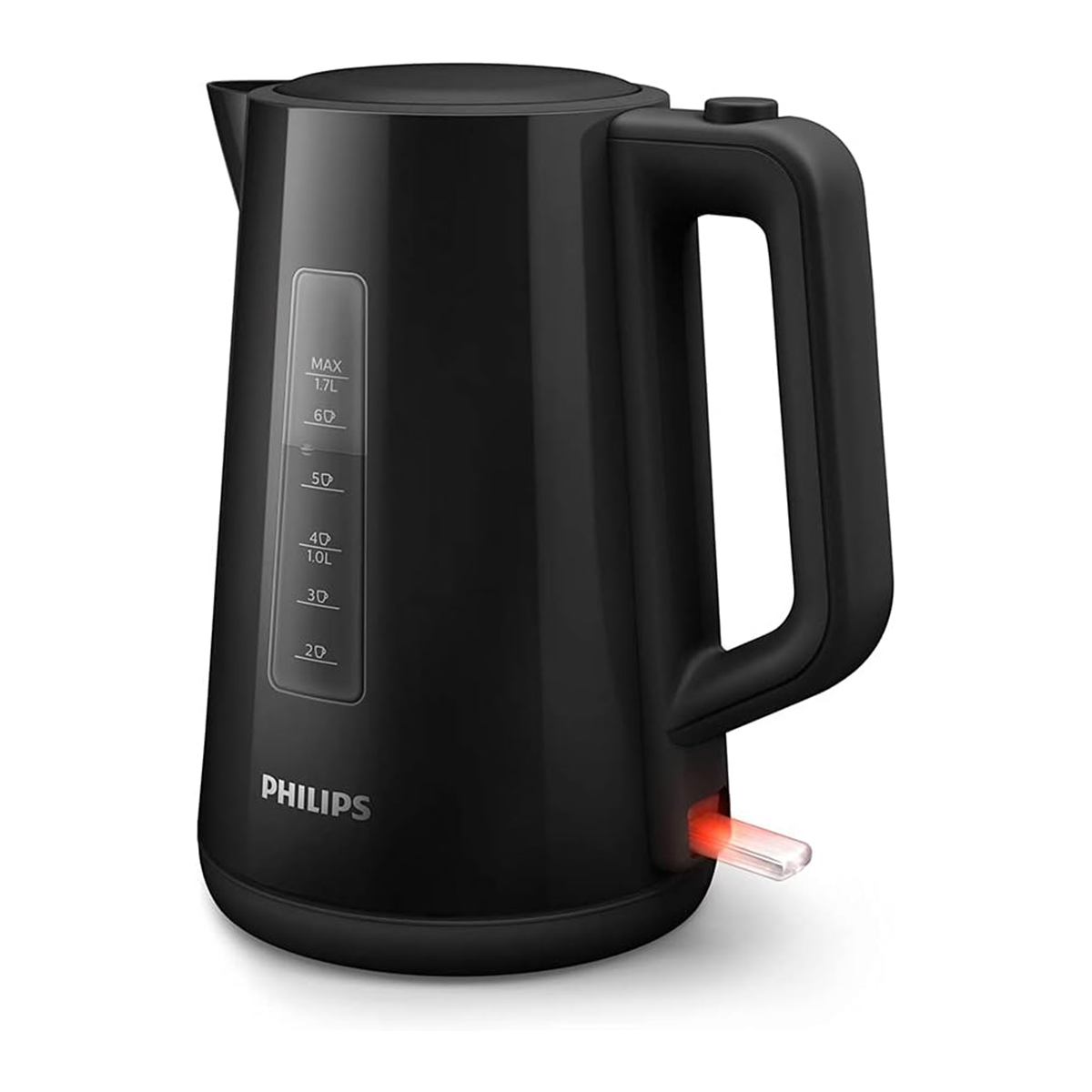 Philips HD9318/20 Su Isıtıcı, 1.7 L Kapasite, 360° Döner Tabanlı, 2200W, Siyah