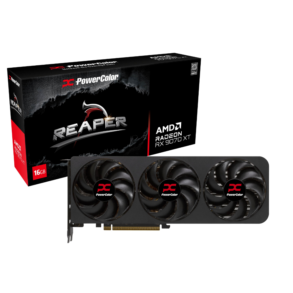 POWERCOLOR REAPER RADEON RX9070XT 16G-A GDDR6 256Bit Gaming (Oyuncu) Ekran Kartı