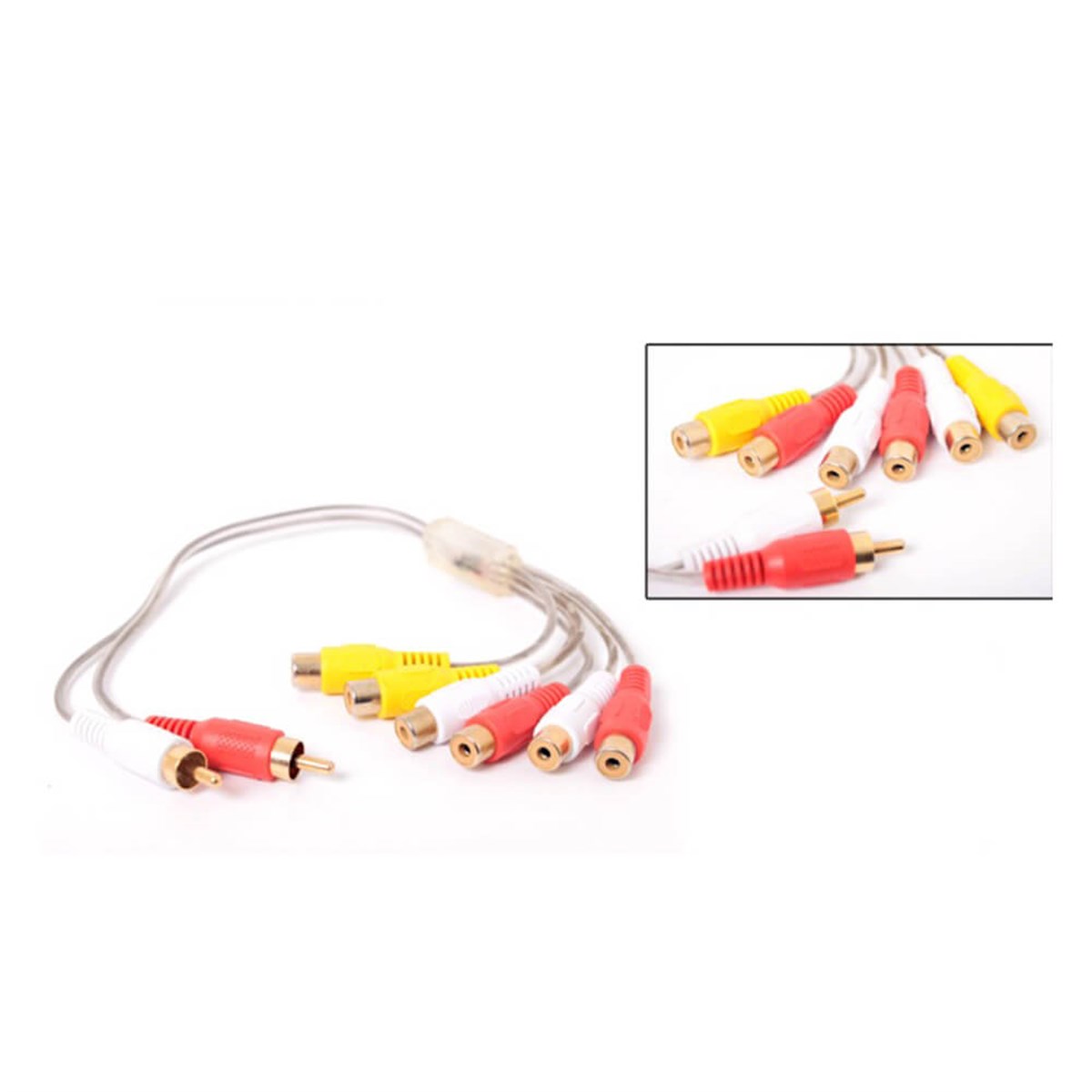 S-Link SL-RC26 30cm RCA/Mx2 TO RCA/Fx6 Kablo