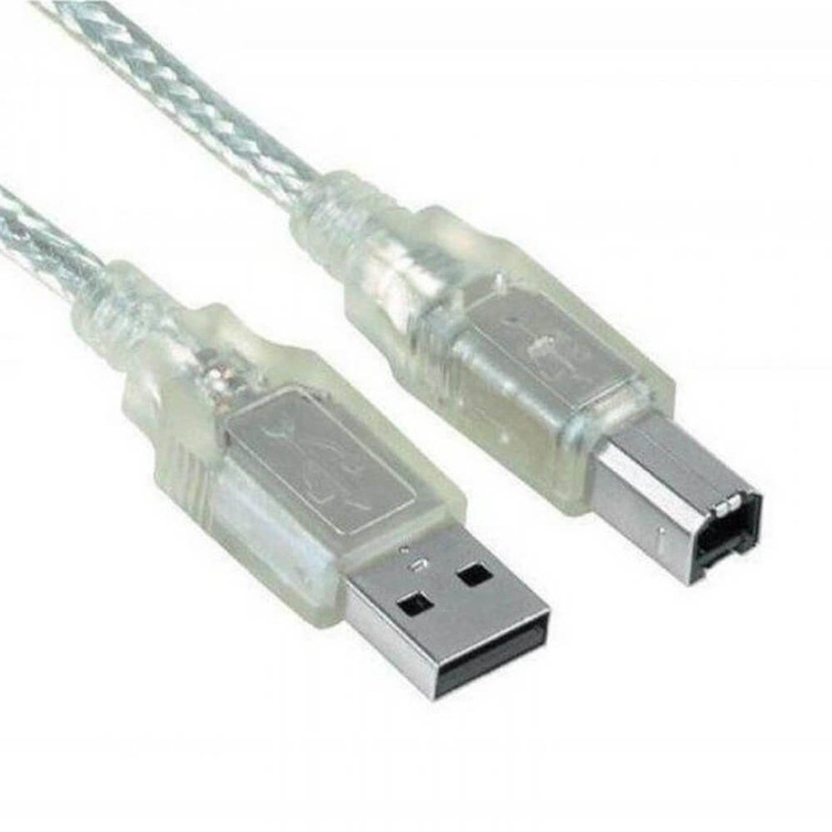 S-Link Sl-U2005 5 Metre Usb 2.0 Şeffaf Yazıcı Kablosu