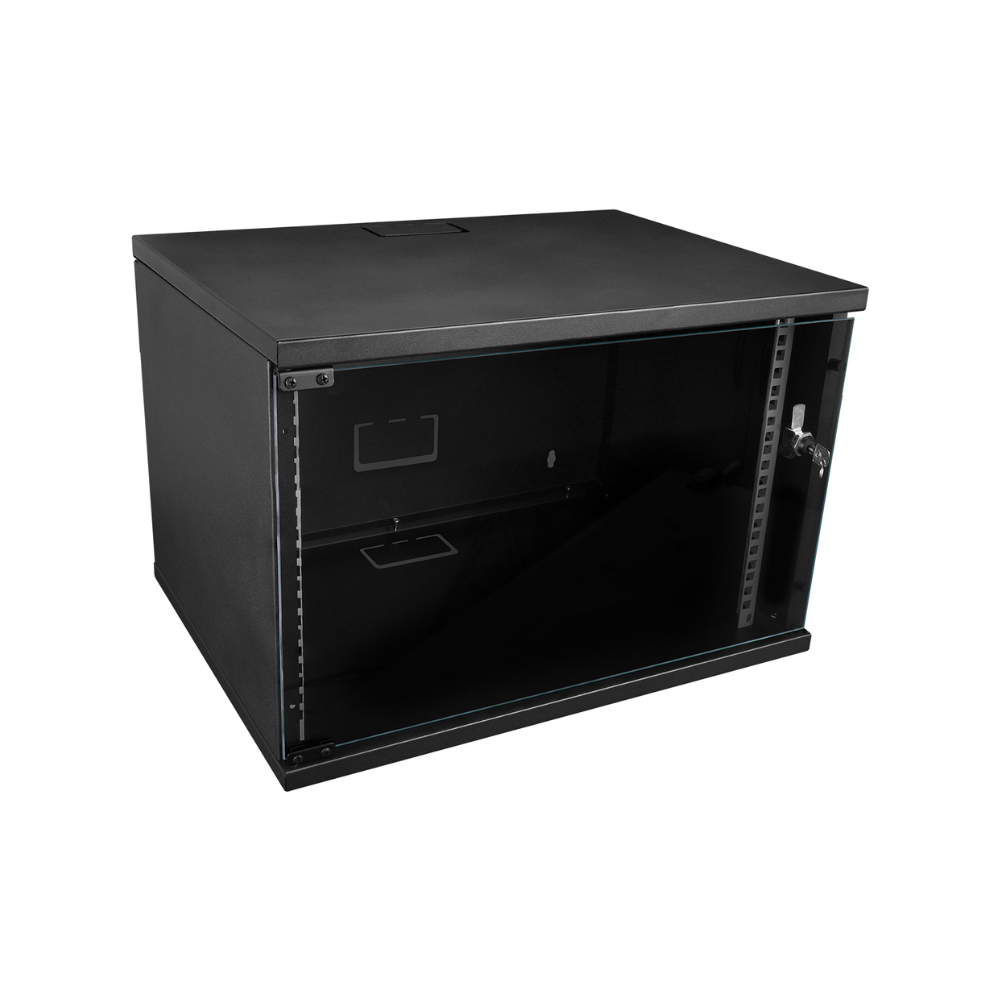 S-link SL-U7 Yeni Nesil 7U Soho Rack Kabin W 530mm D 400mm Siyah