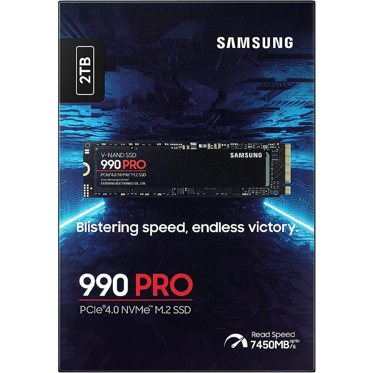 Samsung 990 PRO 2TB M.2 NVMe MZ-V9P2T0BW7450-6900 MB/s-PCIe 4.0