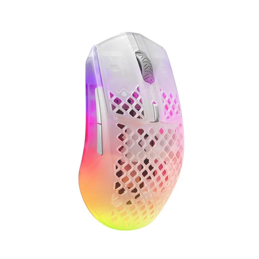 SteelSeries Aerox 3 Wireless 2022 Ghost SSM62610 18.000 CPI 6 Tuş RGB Optik Kablosuz Gaming (Oyuncu) Mouse