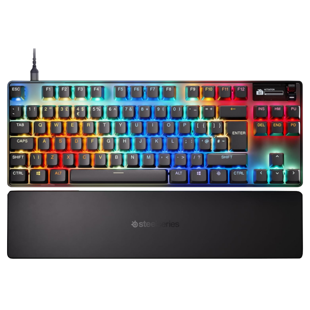 SteelSeries Apex Pro TKL Gen 3 UK (İngilizce) SSK64741 Ayarlanabilir OmniPoint Switch Mekanik RGB Gaming Klavye