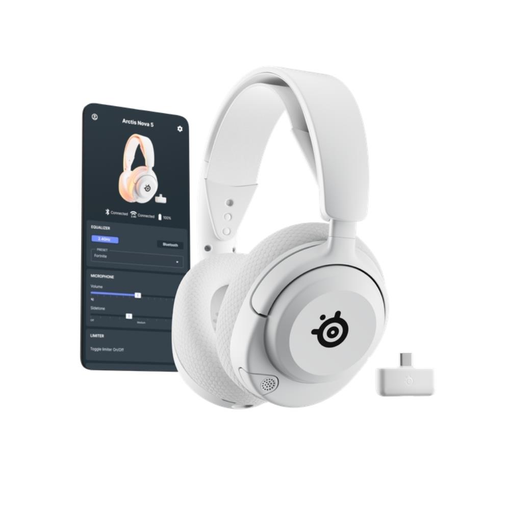 SteelSeries Arctis Nova 5 Beyaz Wireless SSH61671 Gaming (Oyuncu) Kulaklığı