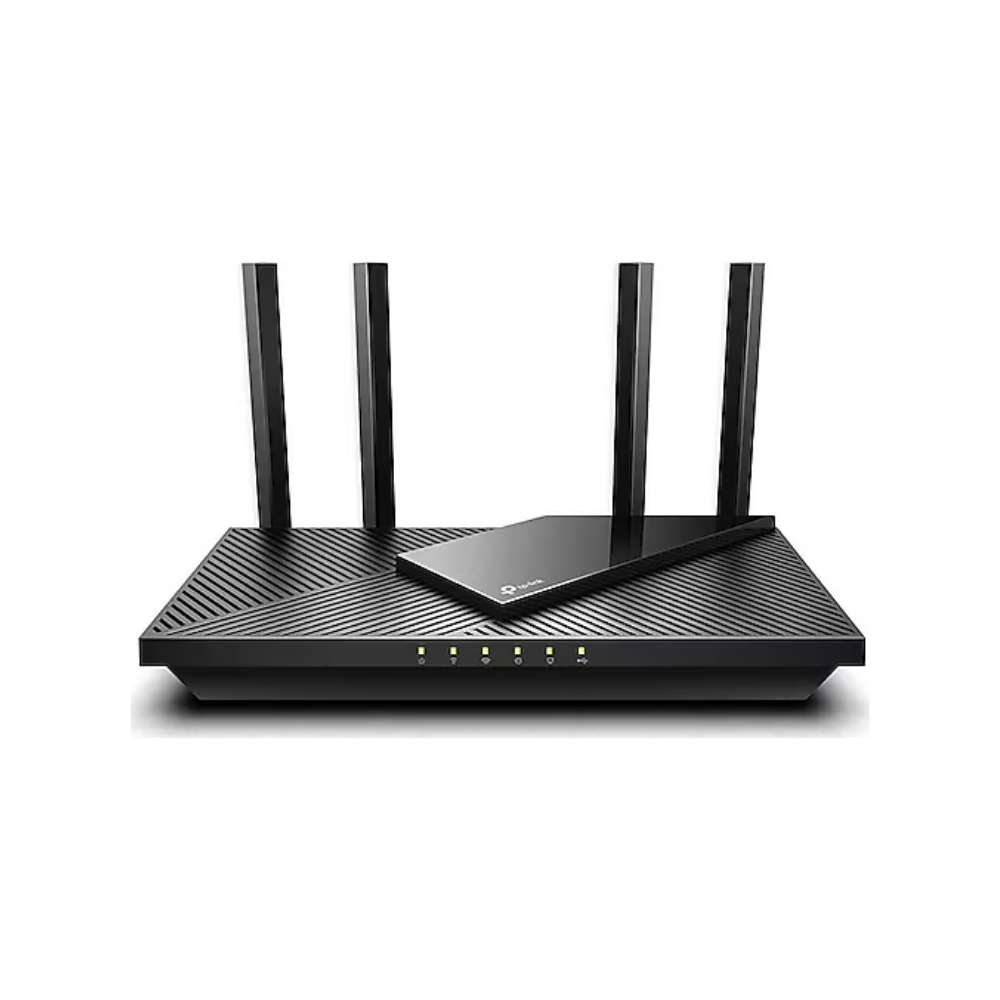 TP-Link Archer AX55 3000Mbps Wi-Fi6 DualBand Gigabit Router2.4GHz-5GHz,4×Anten,1× Gigabit WAN+ 4× Gigabit LAN,USB 3.0 Port,1024-QAM, OFDMA