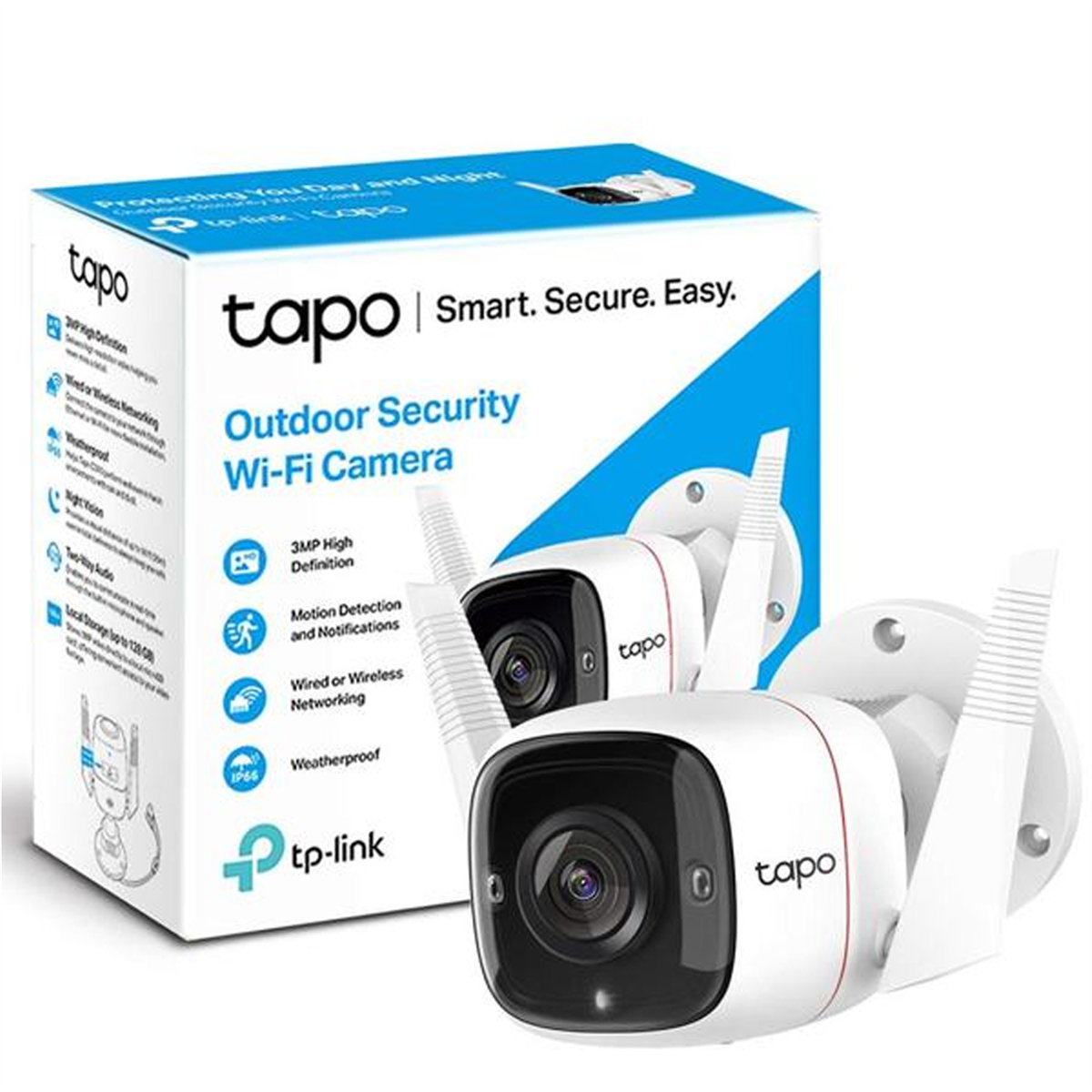 Tp-Link Tapo C310 Dış Mekan Kablosuz 3mp UHD Güvenlik Kamerası